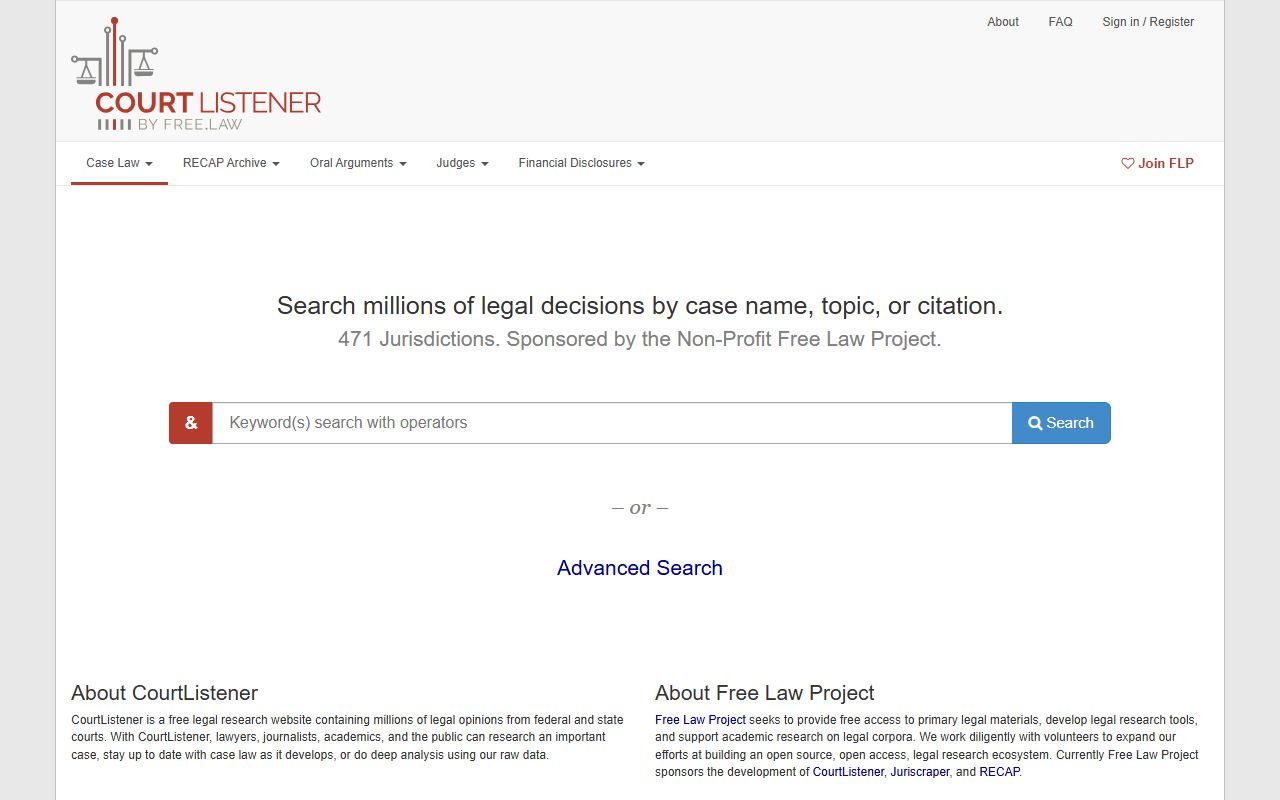 Pennington County District Court CourtListener unofficial research distinction