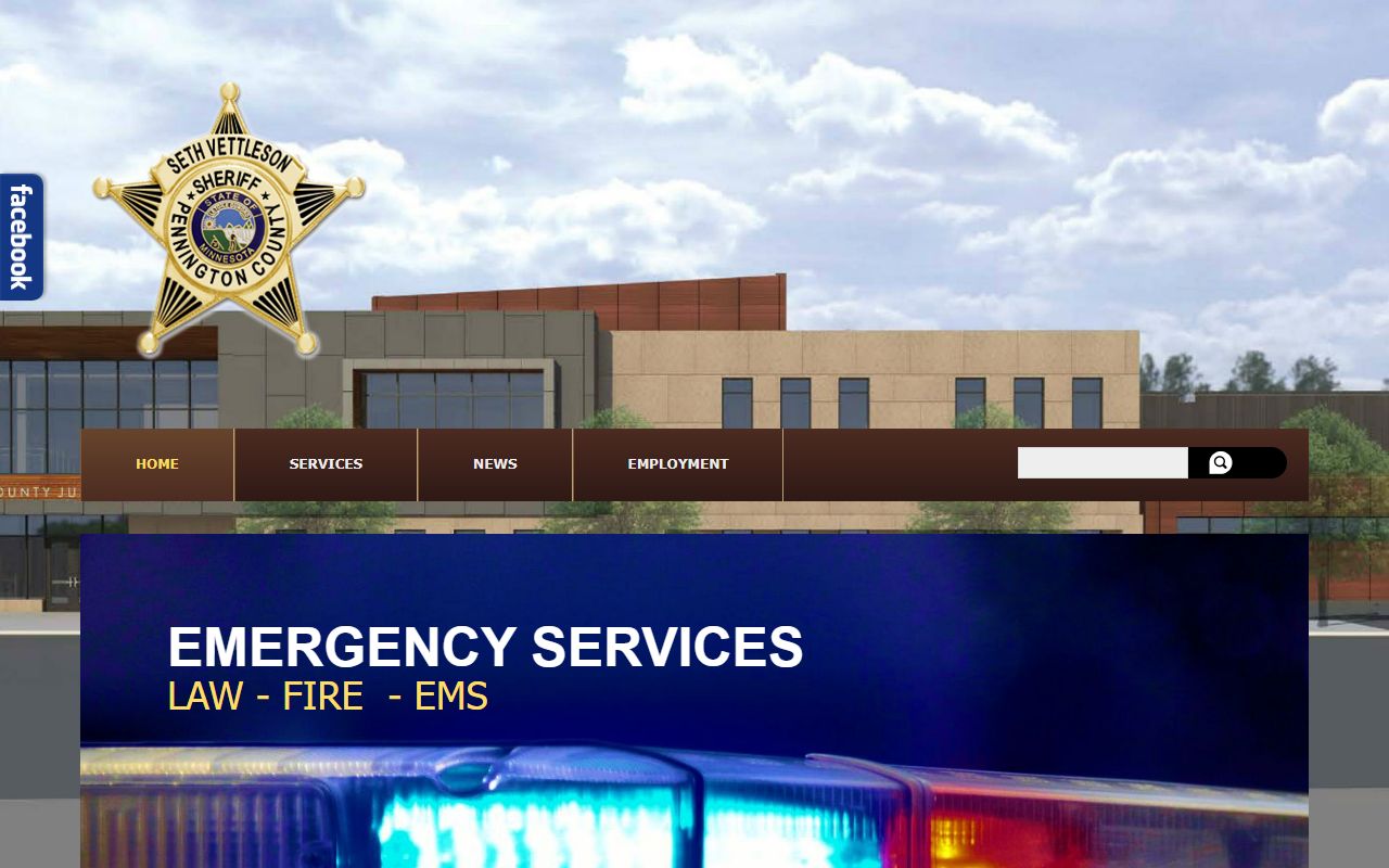 Pennington County Sheriff's Office homepage